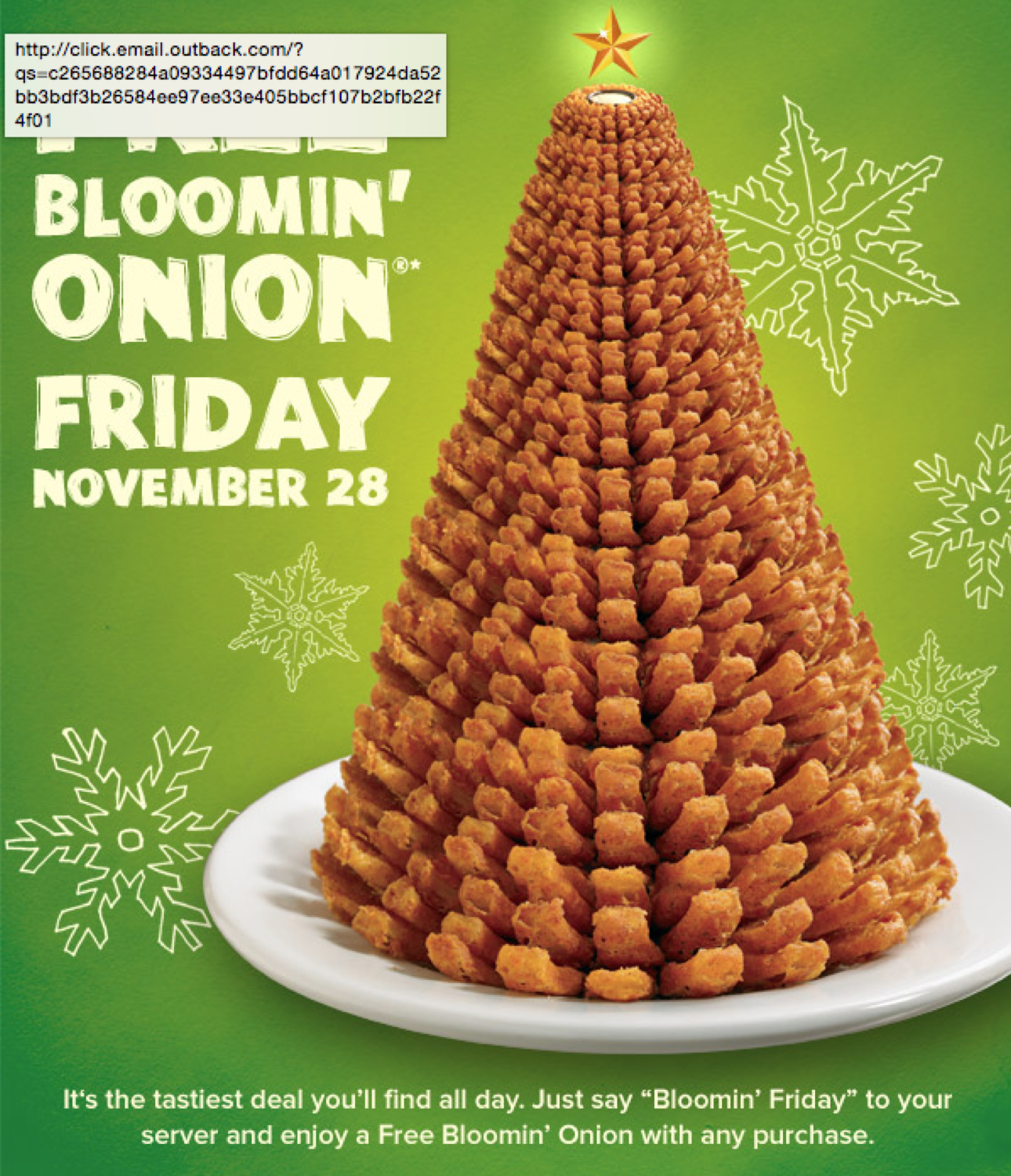 Free Bloomin Onions